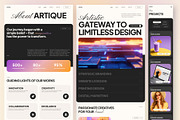 Artique - Creative Agency Framer, a Websites & App Template by peterdraw (Thumbnail 2 of 5)