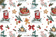 Christmas Holiday Vintage Collection, a Seasonal Illustration by Jenny Quince (Thumbnail 12 of 12)