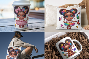 Little Baby Girls, Black Girl Png