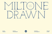 CS Miltone Drawn, a Serif Font by Craft Supply Co. (Thumbnail 1 of 8)