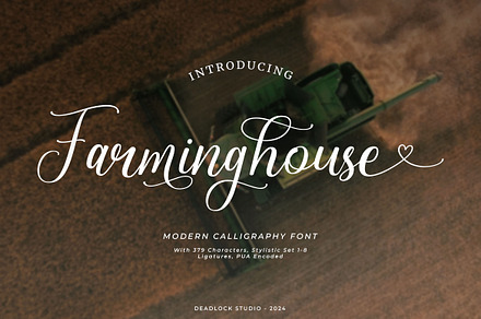 Farminghouse | Modern Calligraphy