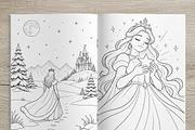 Magical Princess Coloring Book Vol39, a Person Illustration by ikarifq shop (Thumbnail 3 of 7)
