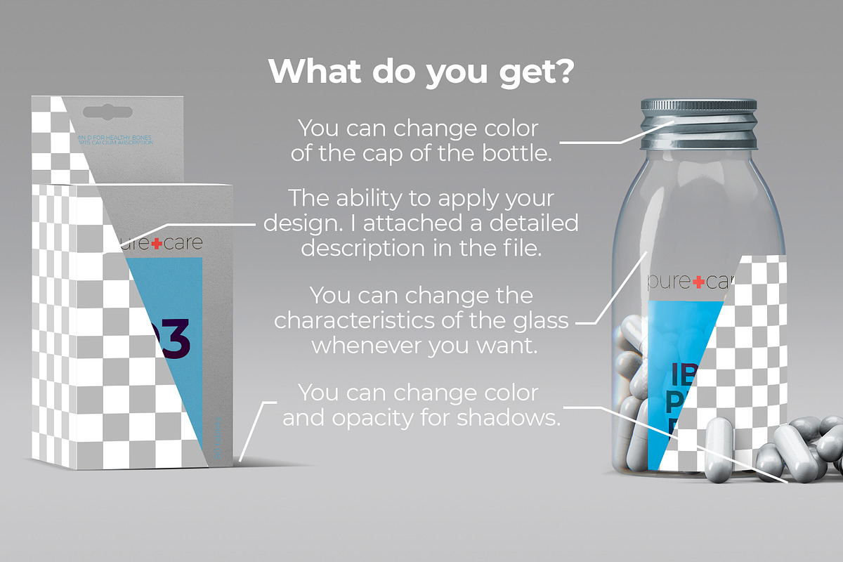 Medical Packaging Scene Creator, a Packaging Mockup by Vasily Kulinich (Photo 2 of 19)