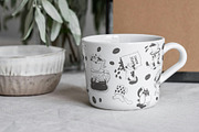 Purrfect Barista Hand Drawn Clipart, an Illustration by Anastasiya Klempach (Thumbnail 7 of 13)