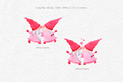 Valentine gnomes in love clipart, an Object Graphic by CreativeByLu (Thumbnail 3 of 7)