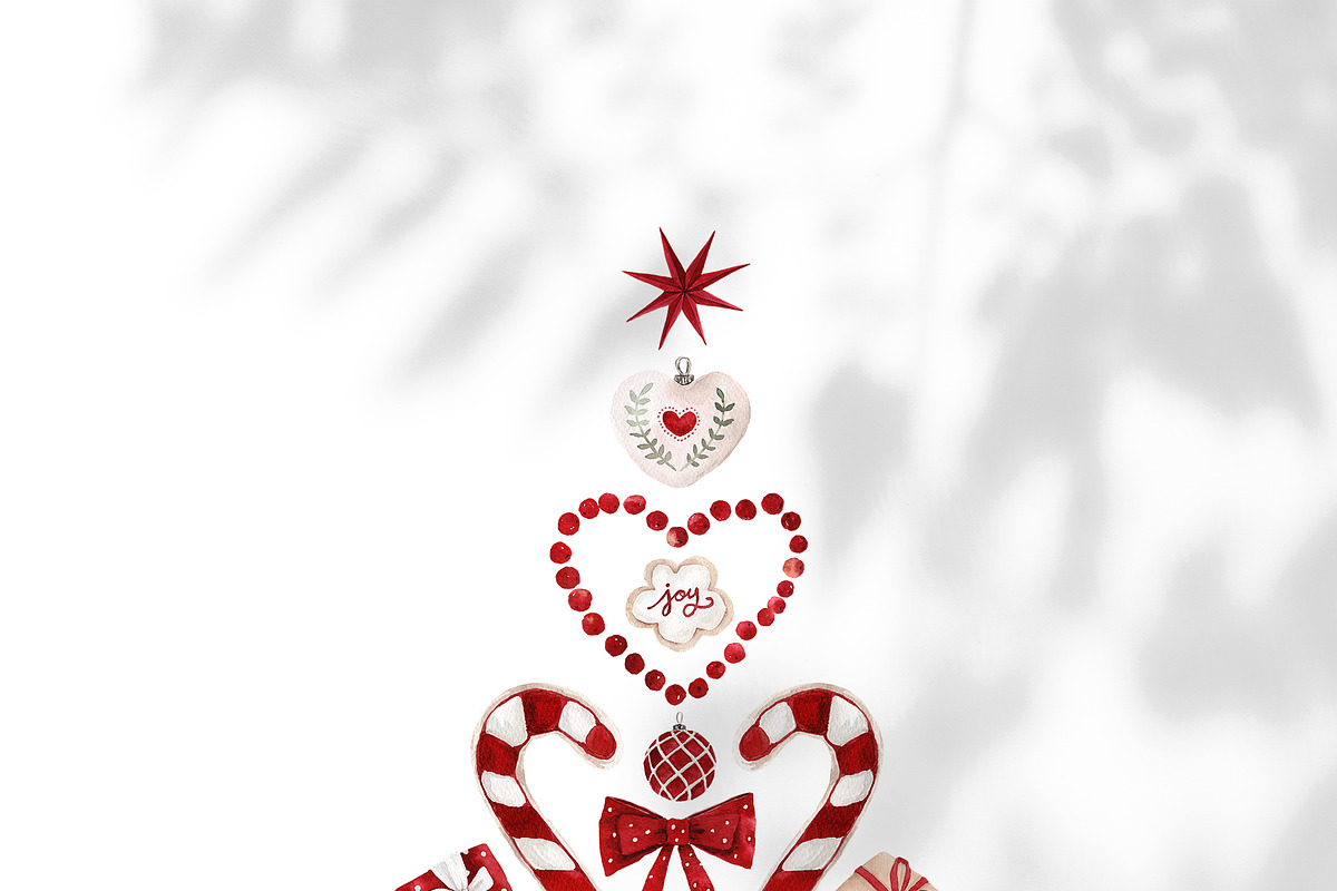 Watercolor Clipart - CHRISTMAS TIME, a Decorative Illustration by Beigetime (Photo 13 of 15)