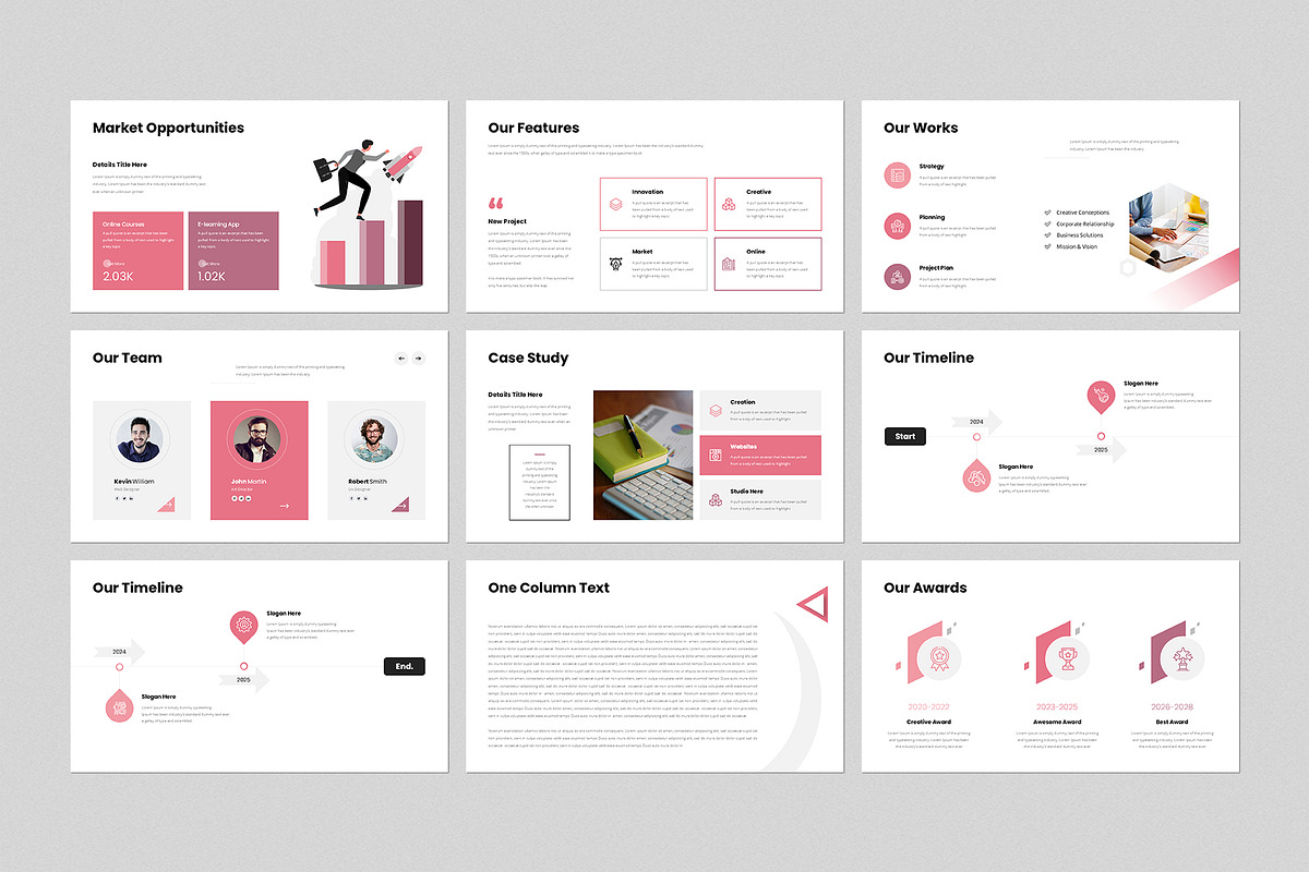 Start-Up Presentation Template, a Presentation Template by GenerousArt (Photo 4 of 8)