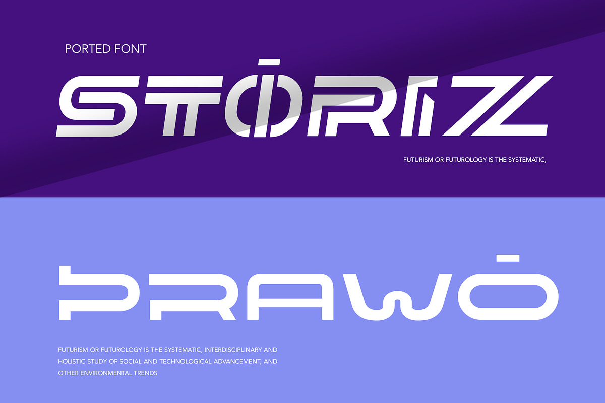 Ported, a Sans Serif Font by Naksatra (Photo 4 of 9)