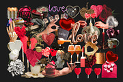 Moody Valentine Collage Kit, an Object Graphic by Anzhelika (Thumbnail 9 of 12)