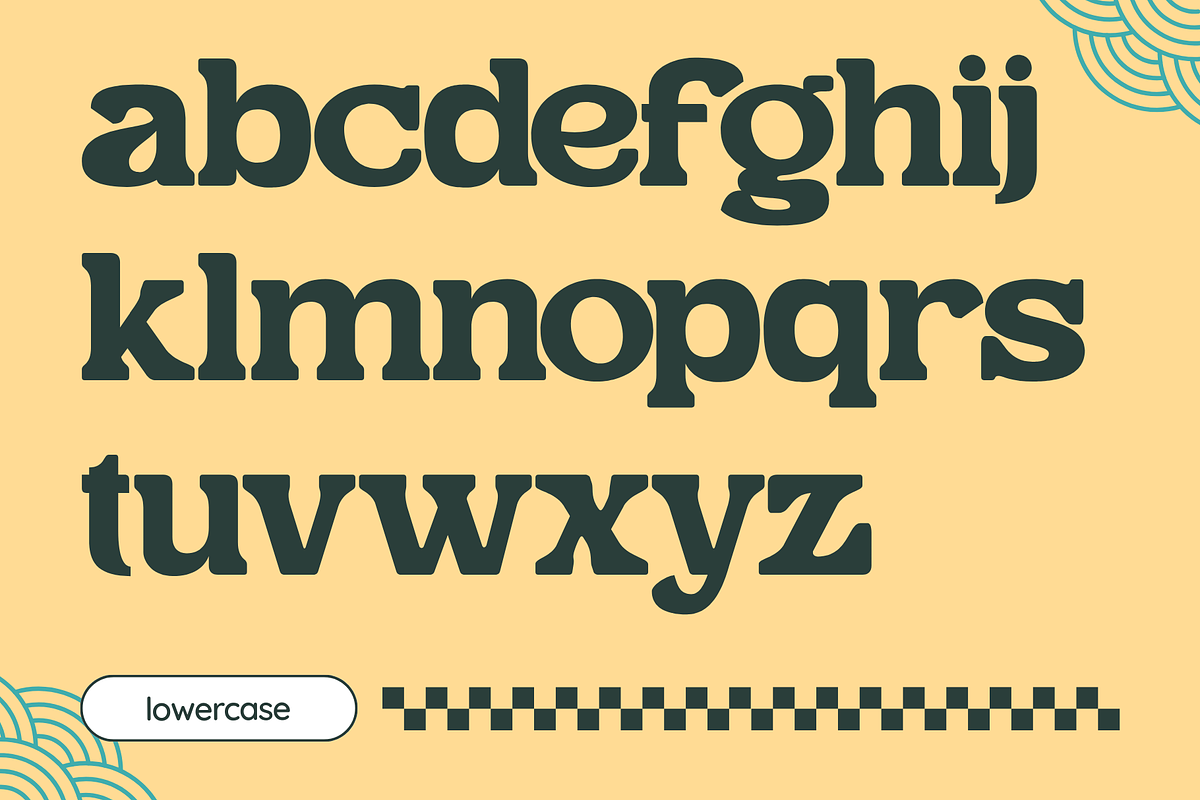 Bushi Retro - Food Logo Extrude Font, a Serif Font by Nirmana Visual (Photo 3 of 15)