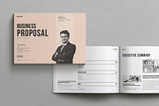Business Proposal Template Landscape, a Brochure Template by MassiveCreator (Thumbnail 1 of 8)