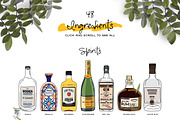Signature Cocktail Creator Vector, a Food Illustration by ILLONA GRAPHICS (Thumbnail 4 of 11)