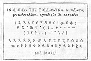 Bookplate — A hand drawn font, a Serif Font by Handy Fonts (Thumbnail 3 of 3)