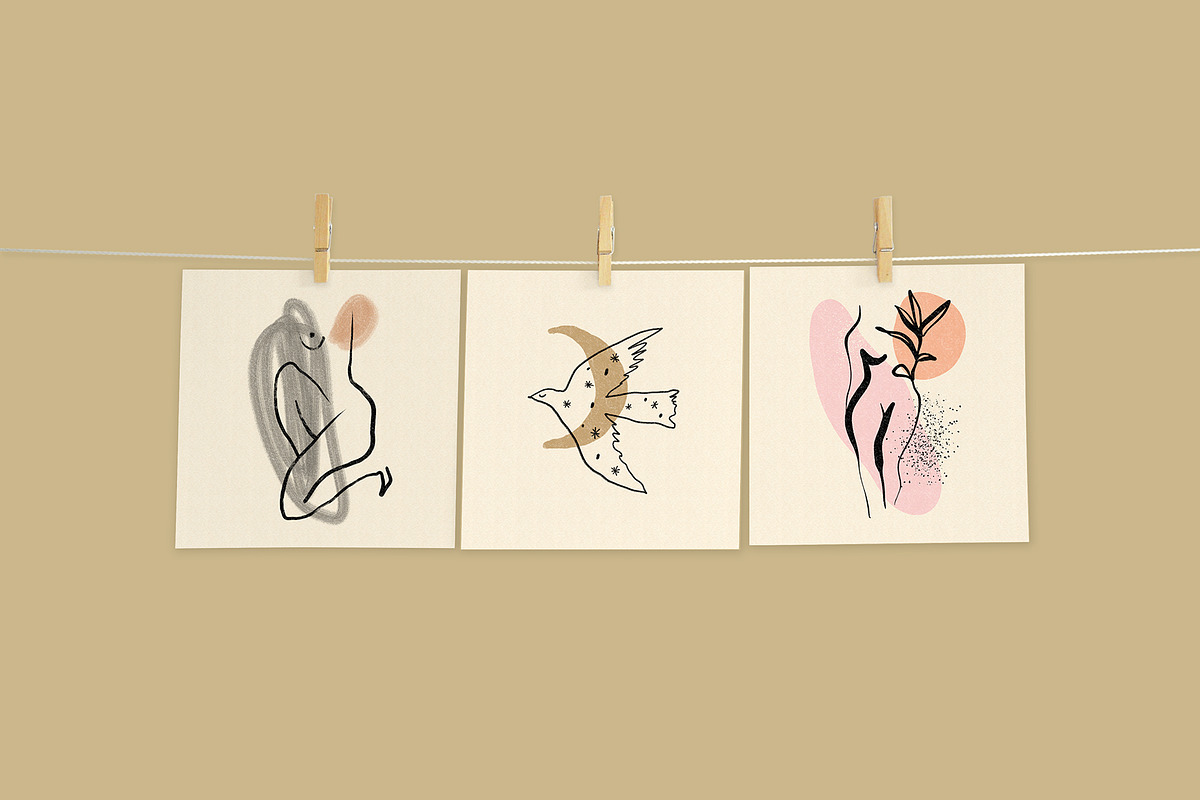 Modern Abstract Bundle, a Decorative Illustration by Annie Konst (Photo 3 of 12)