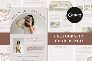 Canva Email Templates Photographers, a Templates & Theme by Sweet Little Muse