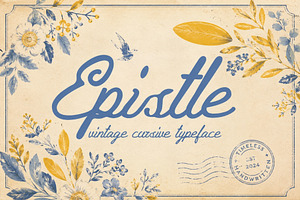 Epistle - Vintage Cursive Typeface