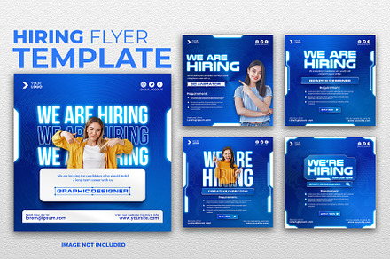 Hiring Flyer Template, a Flyer Template by Asofa Studio