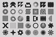 BRUTALIST SHAPES VECTOR SET, a Pattern Graphic by craftlove (Thumbnail 5 of 8)