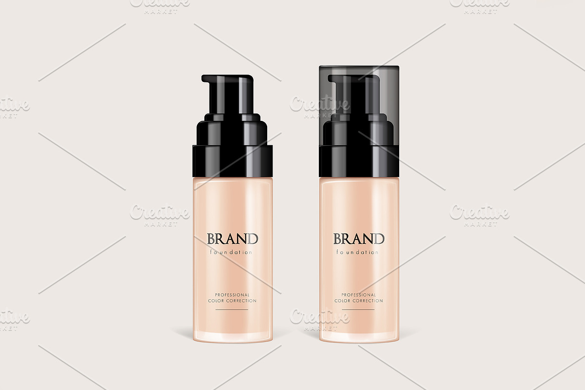 Realistic BB cream, foundation, a Cups & Container Mockup by George Rod (Photo 4 of 4)