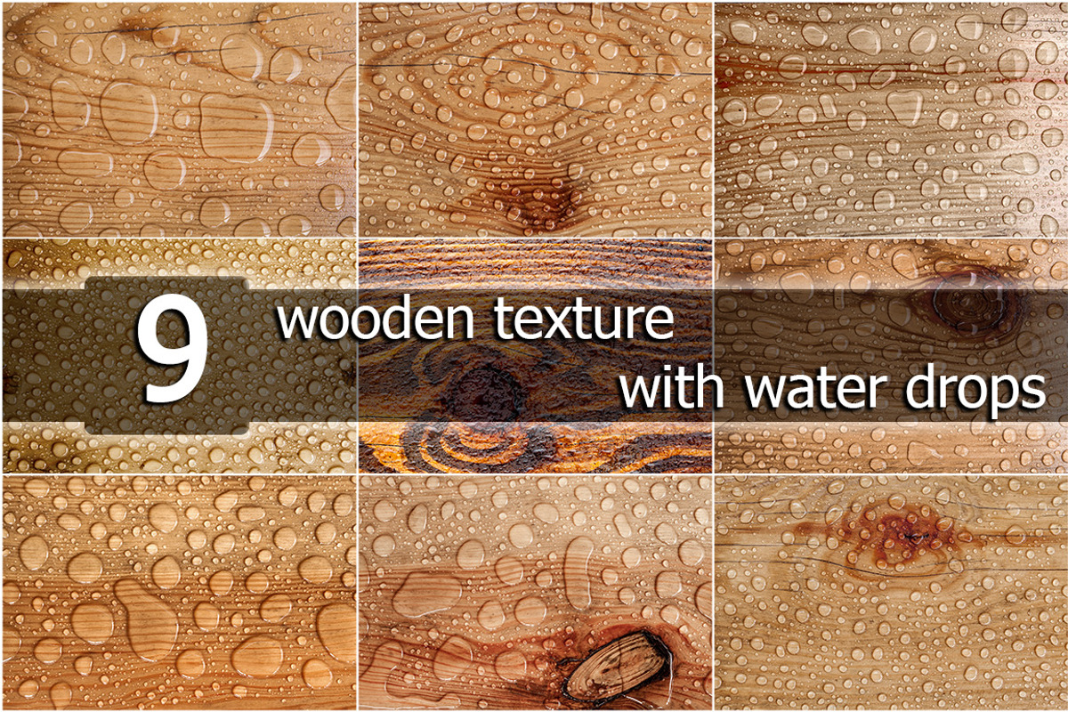 Drop on the wood, a Texture Graphic by vovan