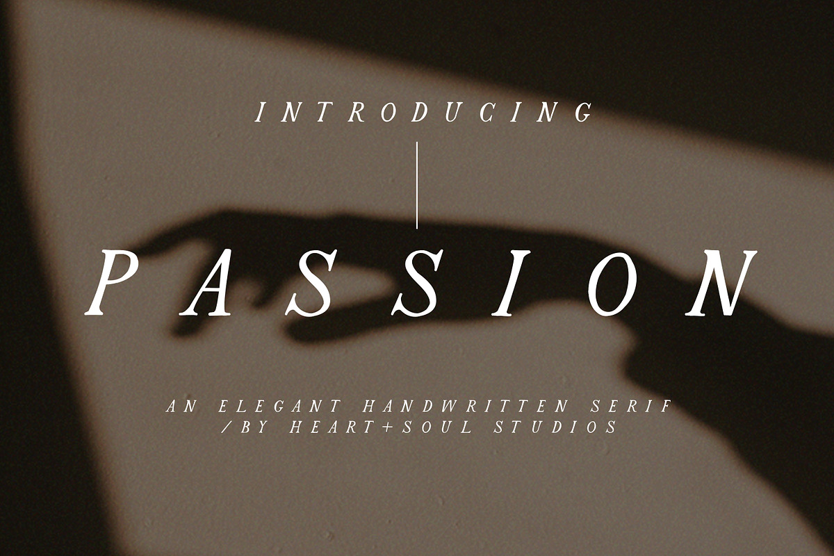 Passion | Romantic Serif