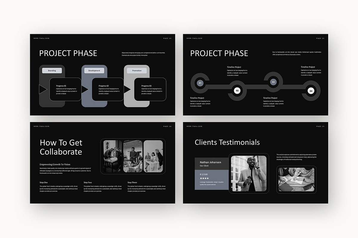 Taka : Pitch Deck Kit Google Slides, a Presentation Template by Punkl Camp (Photo 14 of 16)