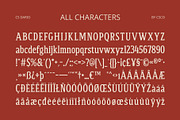 CS Dario – Bold Font, a Serif Font by Craft Supply Co. (Thumbnail 8 of 8)