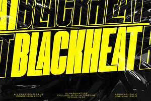 Sale! Blackheat-Bold Sans Condensed