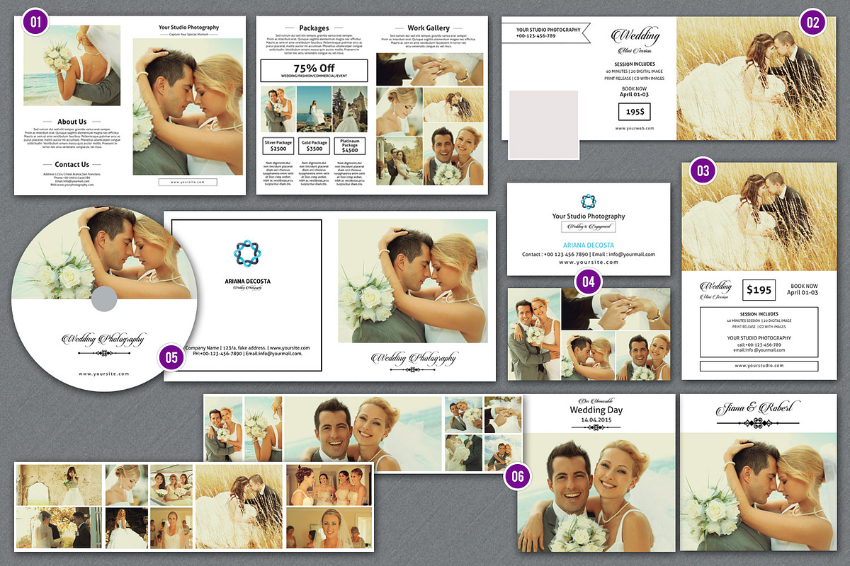 Photographer Branding Bundle-V02, a Marketing Template by Template Shop (Photo 1 of 2)