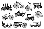 Retro Vintage Bike PNG PDF EPS, an Object Graphic by AlexZeL (Thumbnail 3 of 6)