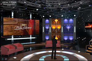 TV Studio Entertainment Set 3