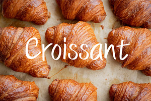 Croissant Font / Jia / Handwritting