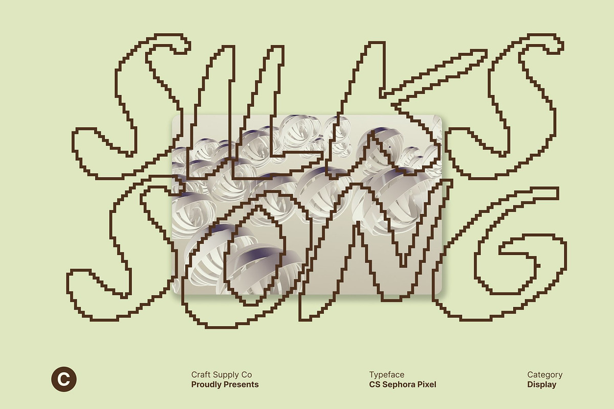 CS Sephora Pixel, a Handwritten Font by Craft Supply Co. (Photo 7 of 8)