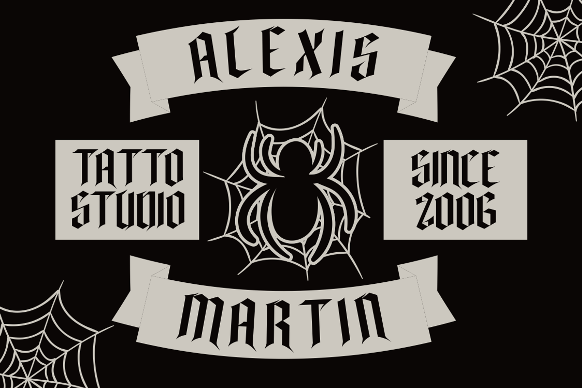Lamphor - Black Letter Font, a Blackletter Font by PutraCetol Studio (Photo 8 of 11)