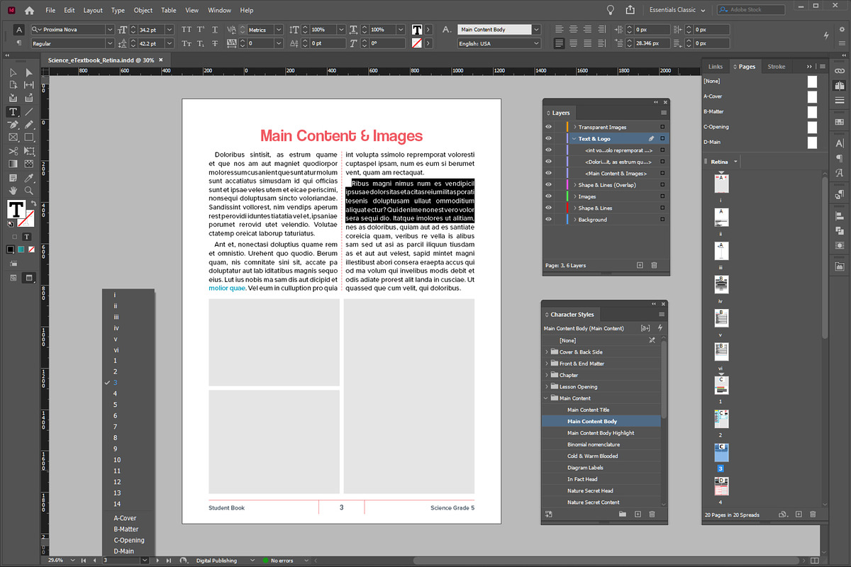 Science eTextbook Template 4.0 iP+R, a Magazine Template by fisihsani (Photo 9 of 9)