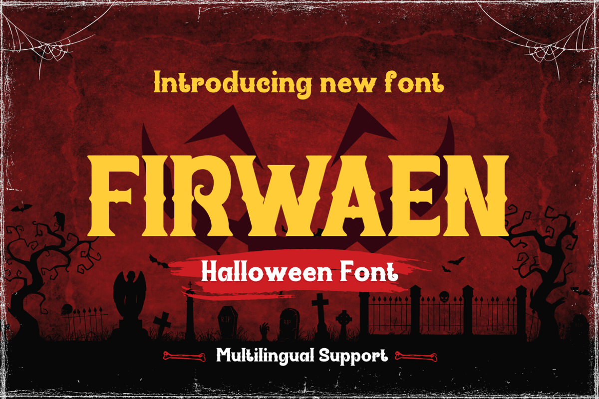 Firwaen, a Font by twinstd (Photo 1 of 12)