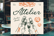 BistroScrawl Handwriting Script Font, a Script Font by Inviline.co (Thumbnail 5 of 10)