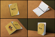 Spiral Notebook Mockup, a Books & Magazine Mockup by mockupbuys (Thumbnail 1 of 10)