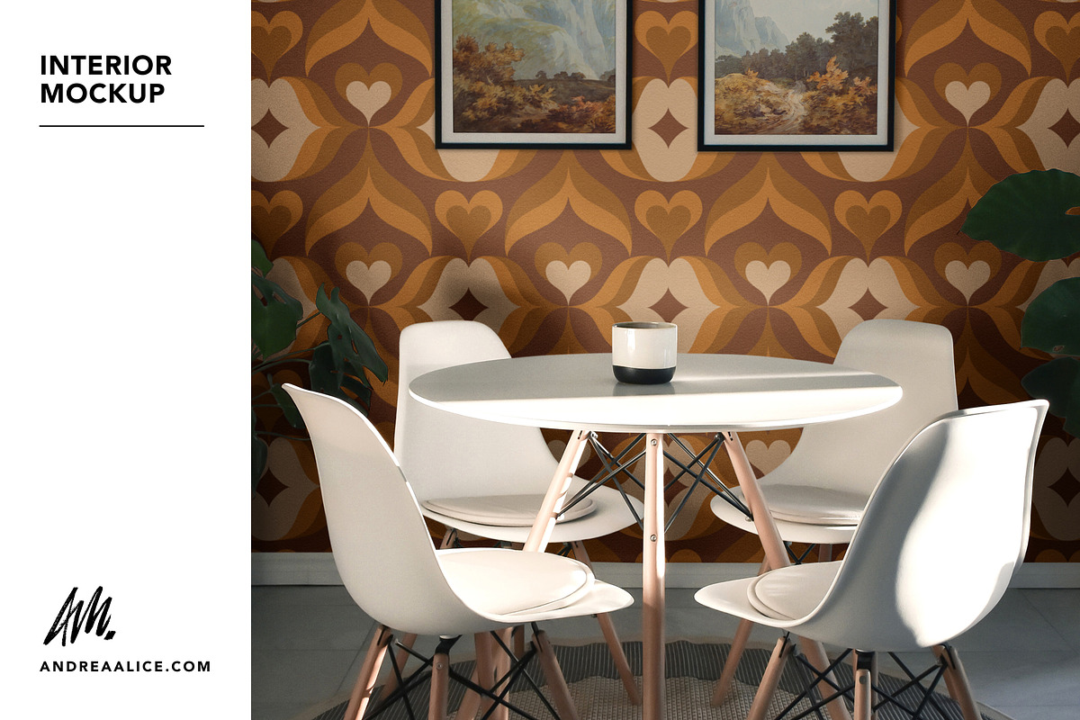 Interior Mockup - Modern Dining Room, a Household Mockup by Andrea Muller (Photo 1 of 7)