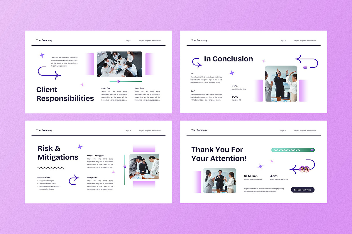 White Project Proposal PPT, a Presentation Template by Aiyari Graphic (Photo 5 of 5)