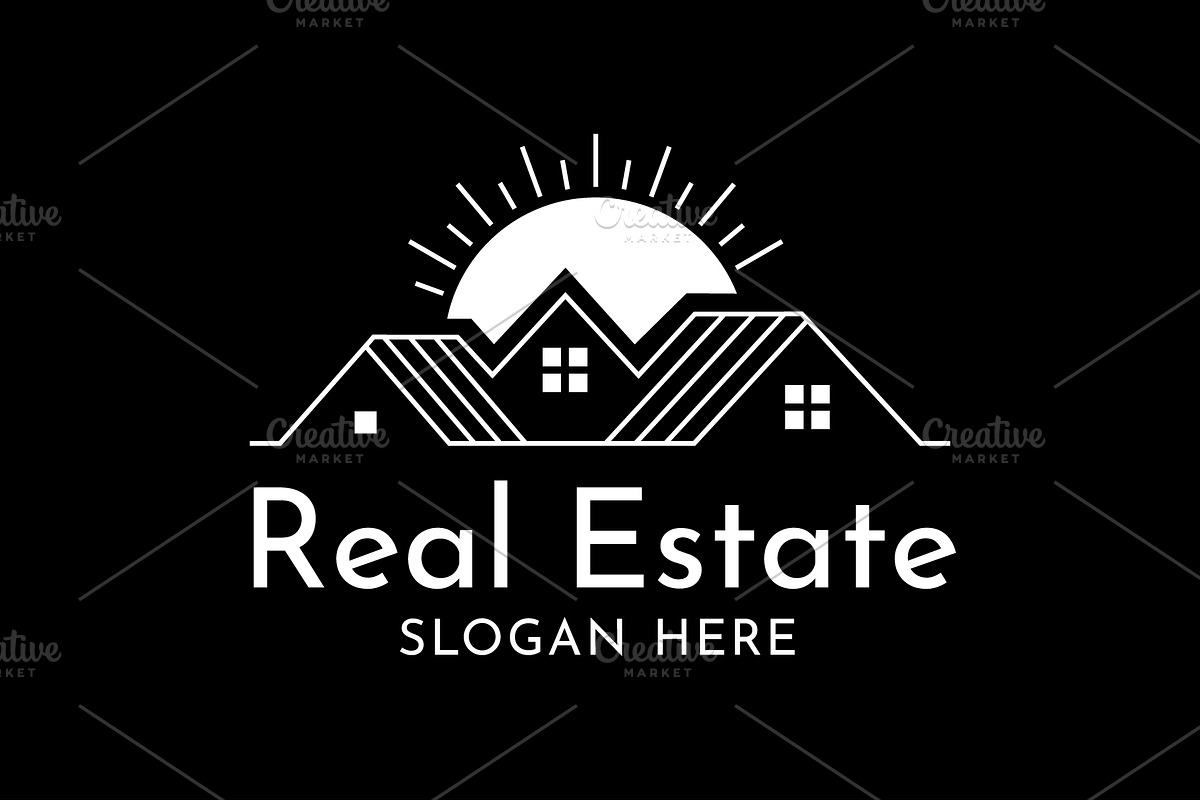 Real Estate Logo, a Technology Illustration by Kaushal Jangid (Photo 7 of 9)