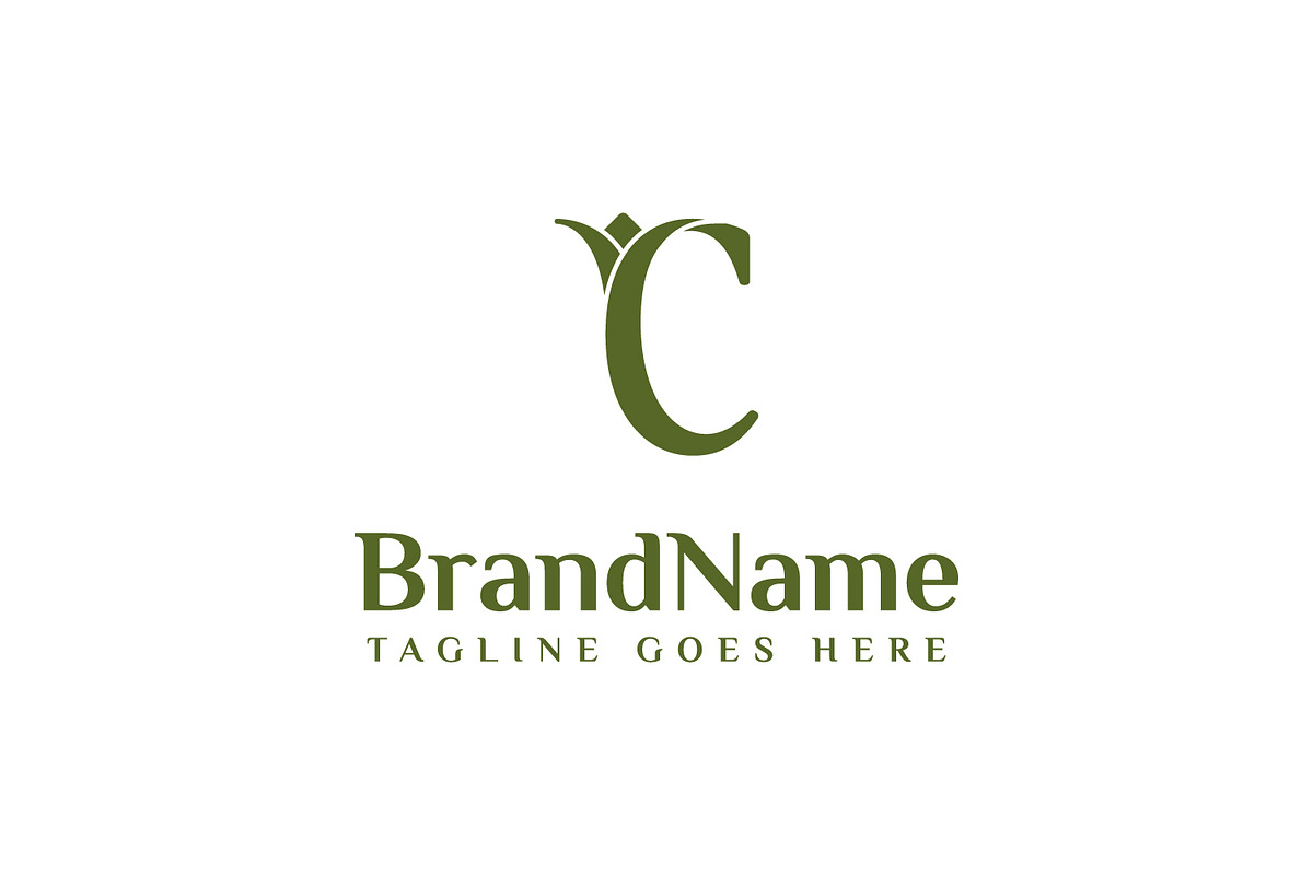 Letter C Nature Logo, a Branding & Logo Template by Pray Art Design Studio