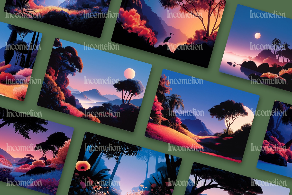 40 Garden of Eden Illustrations, a Decorative Illustration by Incomelion (Photo 9 of 12)