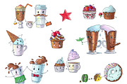 Coffe stories, muffins and coffee, a Food Illustration by fiolika (Thumbnail 2 of 6)