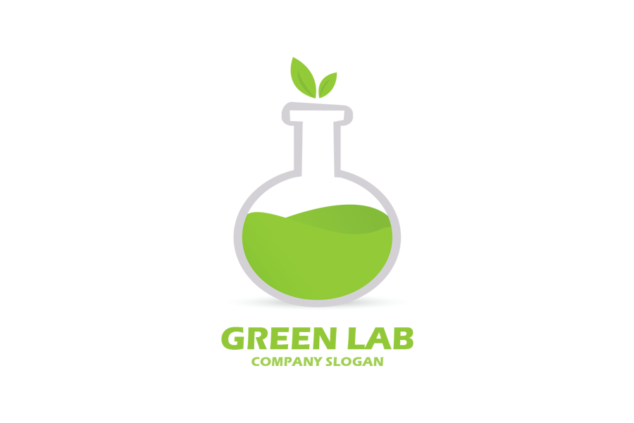 Green Lab Logo by GoldenBrand  Creative Market