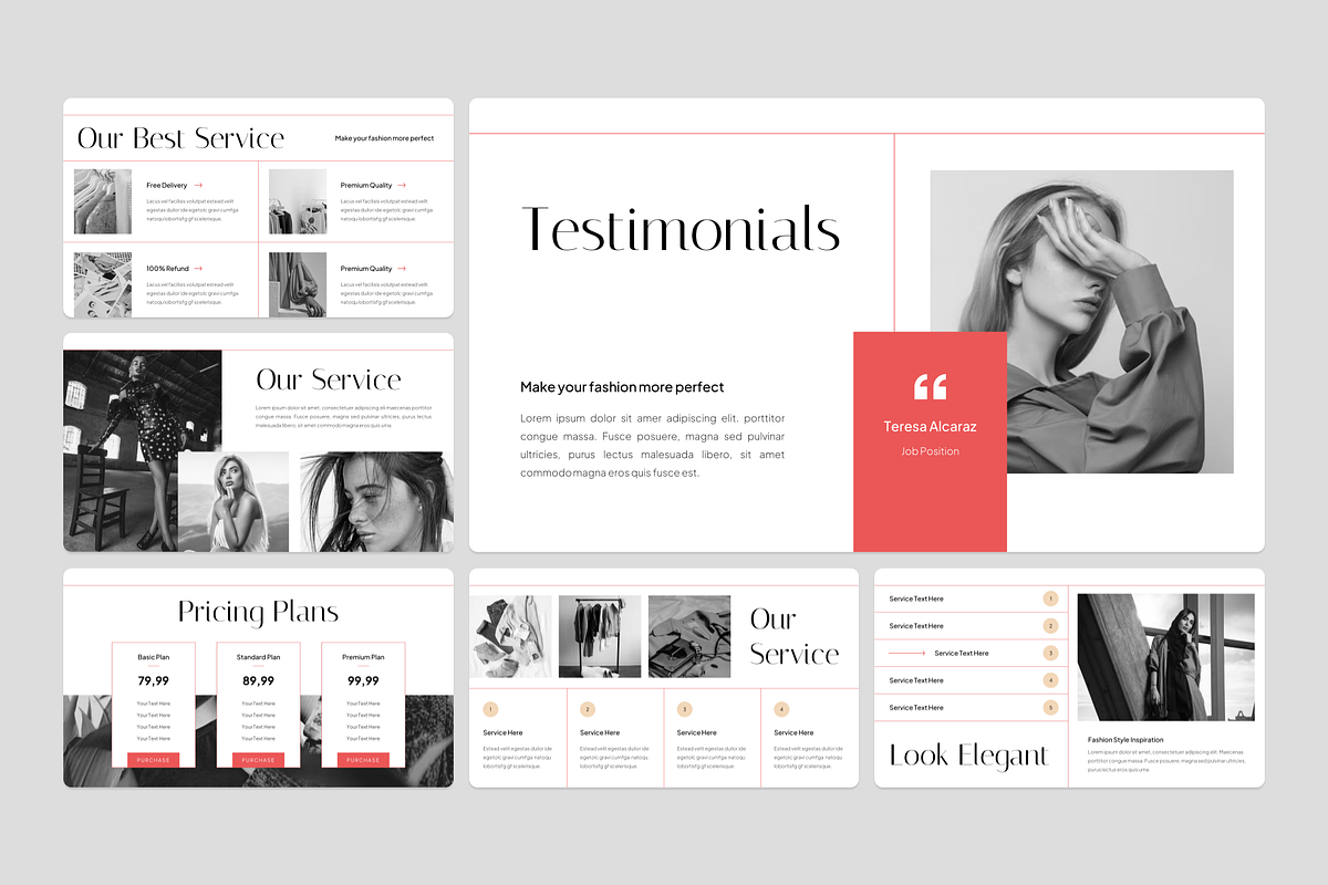 Glamour -  Fashion Powerpoint, a Presentation Template by YossyOneStd (Photo 3 of 6)