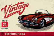 Vintage Soul brushes for Procreate, a Brush Add-On by Felippe Cavalcanti (Thumbnail 1 of 5)