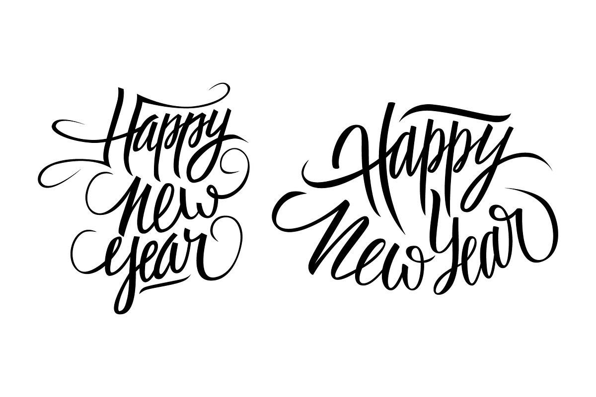 2026 Happy New Year Set, a Graphic by Finevector (Photo 2 of 2)
