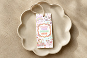 minimalist favor tag mockup, an Advertising Mockup by Rami's Mockups (Thumbnail 3 of 3)