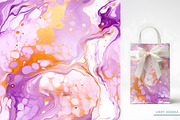 Acrylic Pour Marble Textures, a Wallpaper Graphic by Lindy_doodle (Thumbnail 6 of 9)